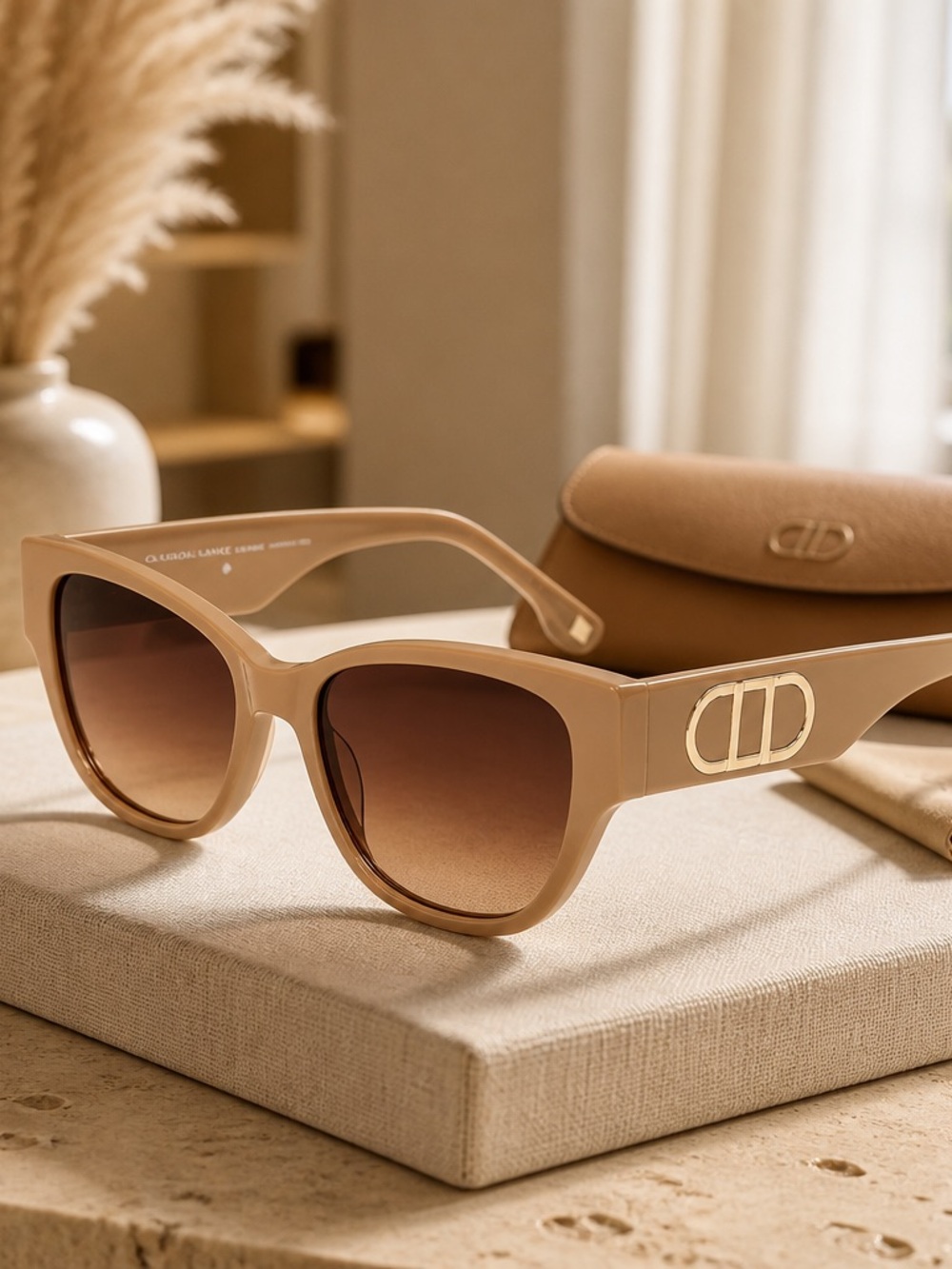 CAROLINA LEMKE BERLIN EYEWEAR CAPSULE BROWN SOLID DESERT W/ FREE $100 CASE🔥 $200